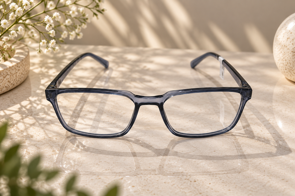 Slate Blue Rectangular Frame